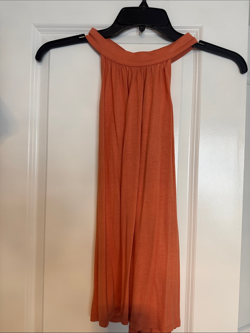 LOFT Orange Halter Neck Swing Tank Top